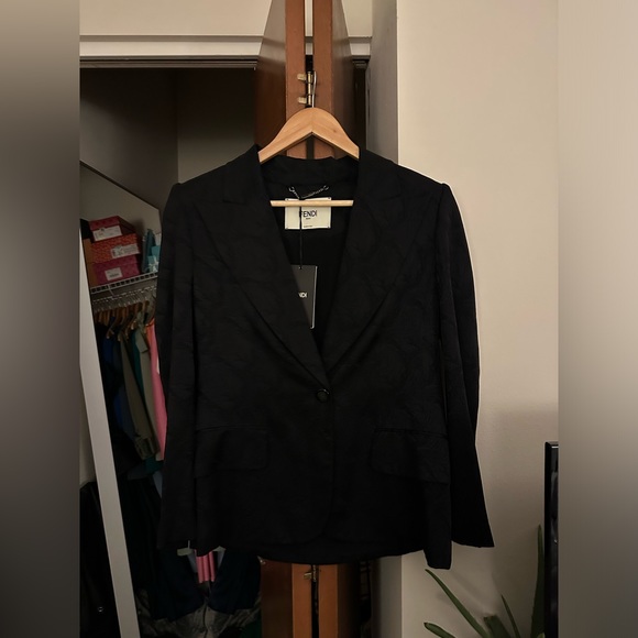 NWT Fendi Resort 2020 Silk Jacquard 2-Piece Skirt Suit Set - Picture 9 of 13